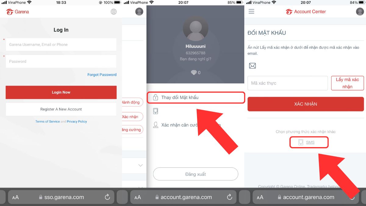 Hướng Dẫn Đổi Thông Tin Nick Liên Quân Mobile